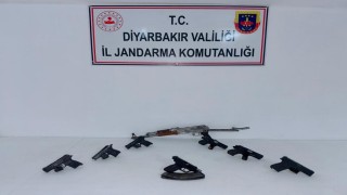 Diyarbakırda ruhsatsız silah operasyonu