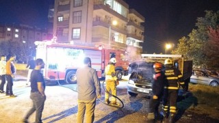 Dörtyolda pikap yangını