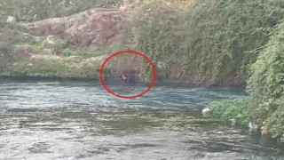 Düden Çayına düşen şahsı itfaiye ekipleri kurtardı