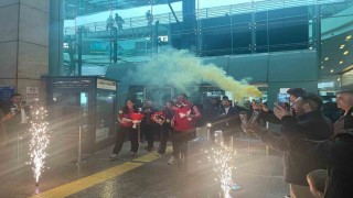 Dünya şampiyonu Taekwondo Milli Takımı Ankarada