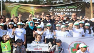 Düzcede 43 bin 563 fidan toprakla buluştu