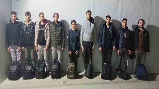 Edirnede 9 düzensiz göçmen yakalandı