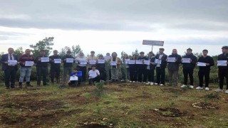 Edremitte C-130 kazası şehitleri için fidanlar dikildi