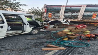 Edremitte zincirleme kaza: 6 yaralı