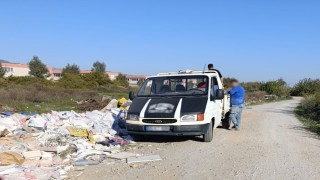 Efelerde kaçak moloz dökümüne 47 bin TL ceza