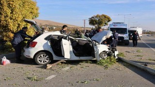 Elazığda ki feci kazada anne ve oğlu öldü