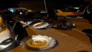 Elazığda otomobil ile patpat motoru çarpıştı: 3 yaralı