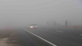 Elazığda sis etkili oldu