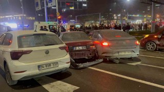 Elazığda zincirleme trafik kazası: 2 yaralı