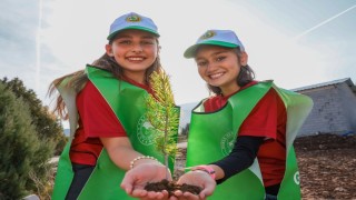 Erzincanda 14 bin fidan toprakla buluştu