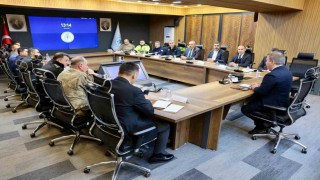 Erzincanda kış trafik tedbirleri masaya yatırıldı