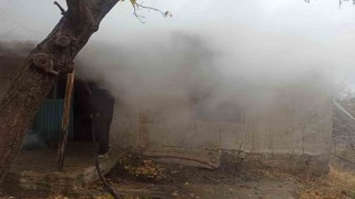 Ev yangını korkuttu