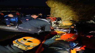 Falezlerden düşen şahıs AFAD ve itfaiye tarafından kurtarıldı