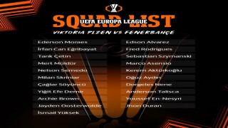 Fenerbahçenin Viktoria Plzen maçı kamp kadrosu belli oldu