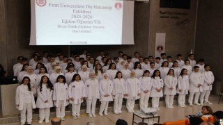 FÜde beyaz önlük giyme töreni düzenlendi