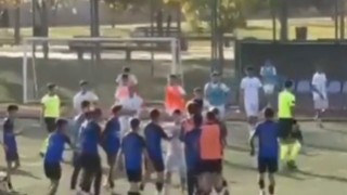 Gaziantepte futbol maçı sonrası kavga çıktı