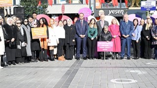 Gaziosmanpaşa, kadına şiddete karşı tek yürek oldu