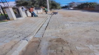 Germencikte yol yenileme çalışmaları sürüyor