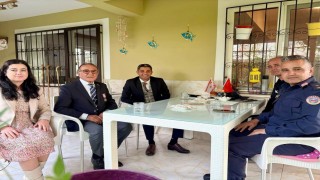 Gömeçte Kıbrıs gazisine vefa ziyareti