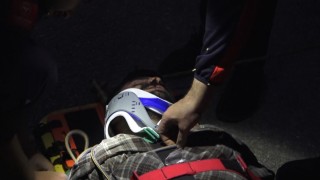 Gümüşhanede arkadaşıyla gezintiye çıkan erkek hemşire kayalıklardan düştü