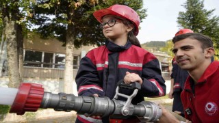 Gümüşhanede itfaiyecilik eğitimi temelden başlıyor
