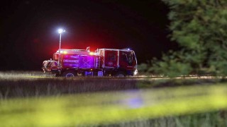 Gürcistanda TSKya ait kargo uçağının düştüğü bölgede çalışmalar devam ediyor