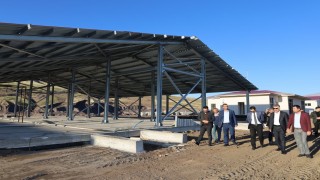 Güroymakta Hayvan Pazarı ve Mezbahanesi projesi devam ediyor