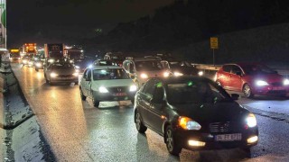 Habipler-Arnavutköy yolunda İSKİ kazı çilesi