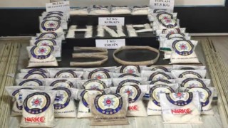 Hakkaride 87 kilo 500 gram uyuşturucu ele geçirildi