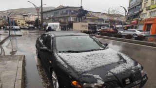 Hakkaride merkezde yağmur, yüksek kesimlerde kar etkili oldu