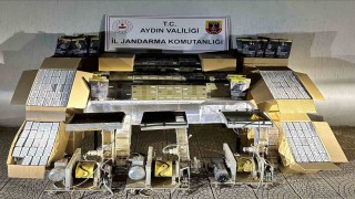 Halı yıkama dükkanı görünümlü iş yerinde kaçak sigara imalatı