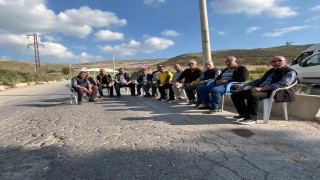 Harmandalı halkı Katı Atık Bertaraf Tesisi önünde nöbet tutuyor