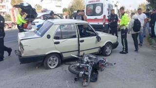 Hatalı sollama kaza getirdi: 2 yaralı