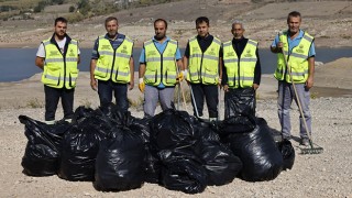 Hatay Büyükşehir’den Yayladağı Barajı’nda Temizlik Seferberliği