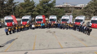 Hatayda 12 yeni ambulans hizmete alındı