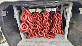 Hatayda menşei belirsiz 120 kilogram sucuğa el konuldu