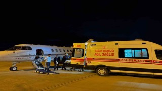 Hava ambulansı 11 yaşındaki çocuk için havalandı