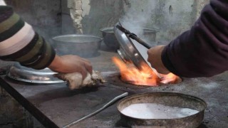 Havaların soğuması ateş başındaki kalay ustalarının yüzünü güldürdü