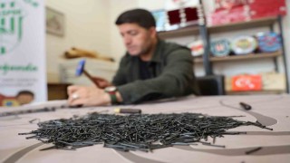 Hobisini sanata dönüştürdü, 500ü aşkın eseriyle Türkiyenin sayılı filografi ustalarından biri oldu