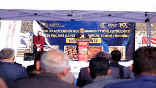 İdilde 107 ton kırmızı mercimek tohumu dağıtıldı