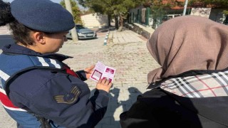 İhsaniyede jandarmadan bilgilendirme çalışması