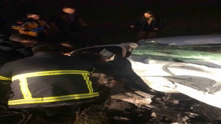 İki otomobil kafa kafaya çarpıştı: 7 yaralı