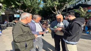 İncirliovada polis ekipleri vatandaşları uyuşturucuya karşı bilgilendirdi