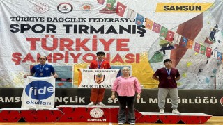 İnegöl Belediyesporlu sporculardan, spor tırmanışta Türkiye dereceleri