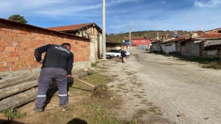 İnönünün dış mahallelerinde temizlik çalışması