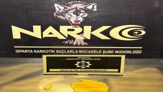Ispartada düzenlenen operasyonda uyuşturucu madde ele geçirildi