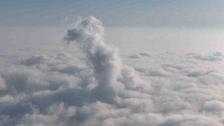 İstanbulda masalsı sis manzaraları dronla görüntülendi