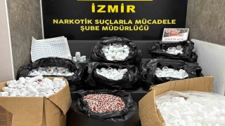 İzmirde 316 binin üzerinde uyuşturucu hap yakalandı