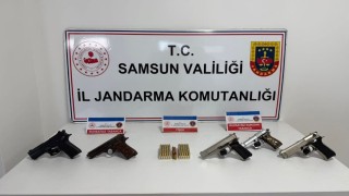 Jandarmadan ruhsatsız silah operasyonu