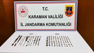 Jandarmanın uygulamasında tarihi eser ve esrar ele geçirildi: 2 tutuklama